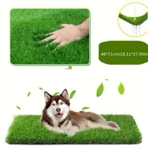 Reusable Pet Training Lawn, Deodorizing Artificial Lawn Mat, Washable Dog Bedpan Training Mat, Dog Urine Grass Mat