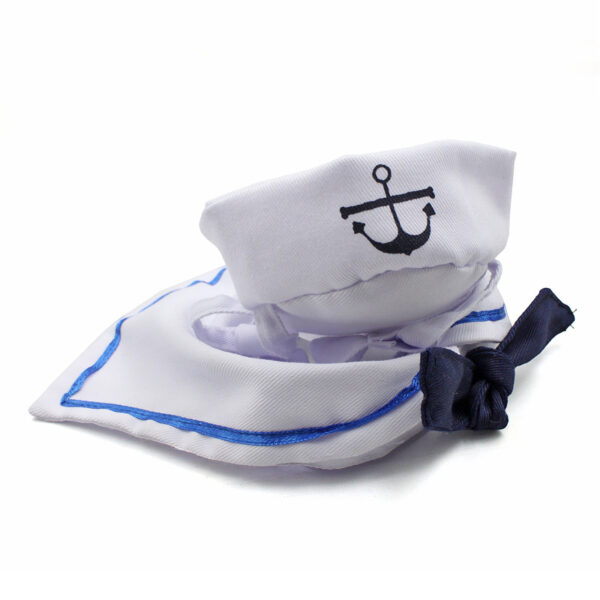 Funny Pet Cat Costumes Cat Dog Rabbit Apparel Clothes For Halloween Cosplay Navy Sailor Costumes Jacket Cloak Dog Accessories - Image 6