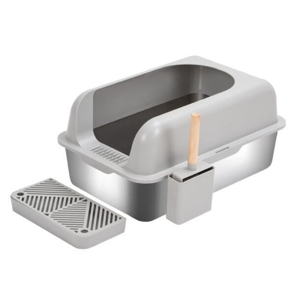 Self-Cleaning Cat Litter Box with Foot Pedal, Easy Waste Disposal, Odor Control, Large Capacity for Multiple Cats