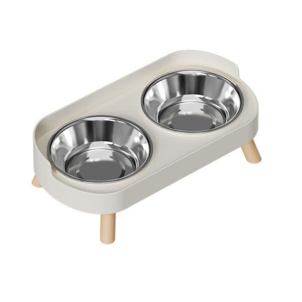 Cat Bowl Double Bowl Set - Anti-Spill Anti-Tip Pet Food Bowl & Water Bowl | Non-Slip Base Cute Cat Feeding Bowls Pet - Image 12