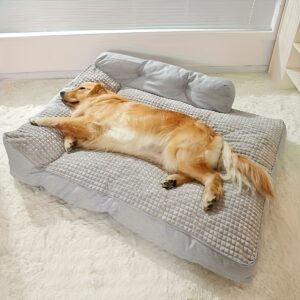 Large Dog Winter Warm Bed Extra Large Deep Sleep for Big Breeds, Universal for Small Medium Large Dogs  Soft Pet Mat