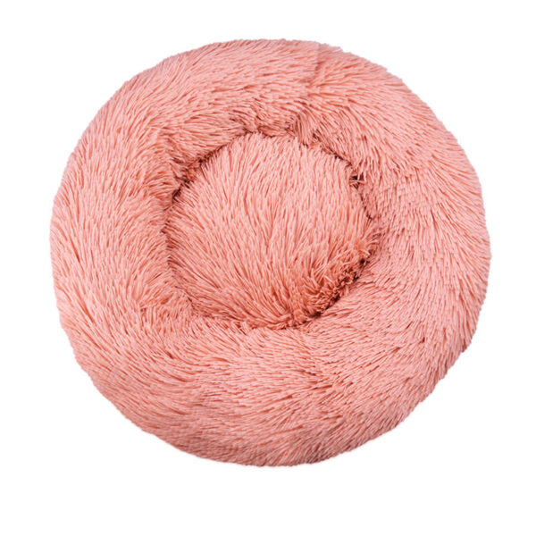 Round Dog Bed Winter Warm Cat Bed Plush Basket for Dog Washable Pet Bed for Small Medium Large Dog Sofa Cat - Image 10