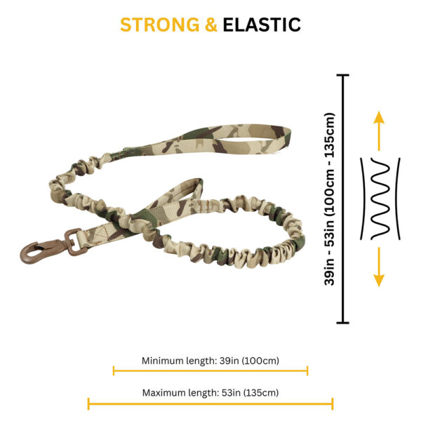 Dog Harness Leash Collar Patches Set for Medium Large Dogs Military Pet Vest Adjustable Tactical Dog Harnesses Training Walking - Image 5