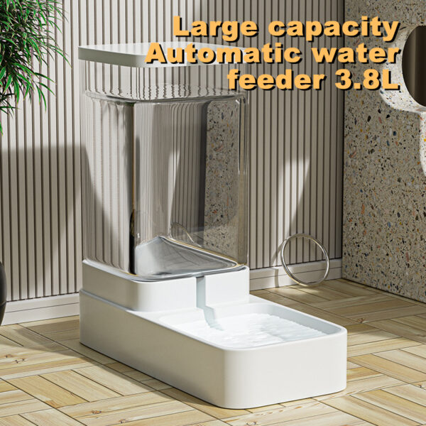 Automatic Cat Feeder & Water Dispenser with Gravity Food Storage Container for Cats and Dogs - Image 4