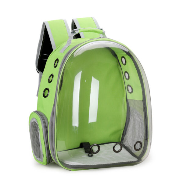 Cat bag  pet backpack for going out  portable transparent space capsule  pet bag  panoramic cat products  breathable backpack - Image 6