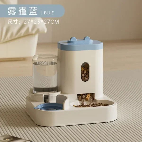 2-in-1 Automatic Feeder Dog Cat Food Bowl and Water Feeding Device Pet Large Food Dispenser Puppy Pet Kitten Bowl Accessories - Image 7