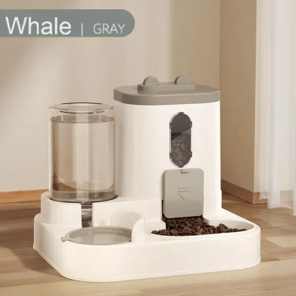 2in 1 Cat Food Dispenser Water and Food Integrated Fully Automatic Cat Food Feeding and Water Dispenser Cute Water Dispenser - Image 9