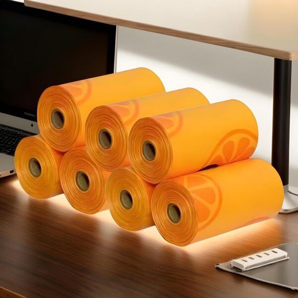 Poop Bags for Dogs Citrus Scented Extra Thick Dog Poop Bags Extra Thick Leak Proof Garbage Containers Tear Resistant Pet - Image 5