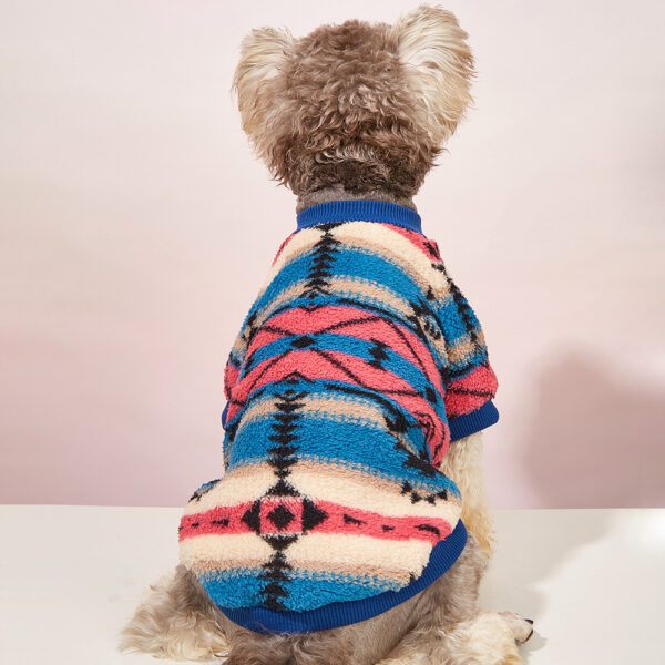 Plush Cat Dog Hoodies Thicken Pet Sweaters Autumn Winter Cat Puppy Clothes for Small Dogs Cats Kitten Pullovers Sphynx Clothing - Image 3