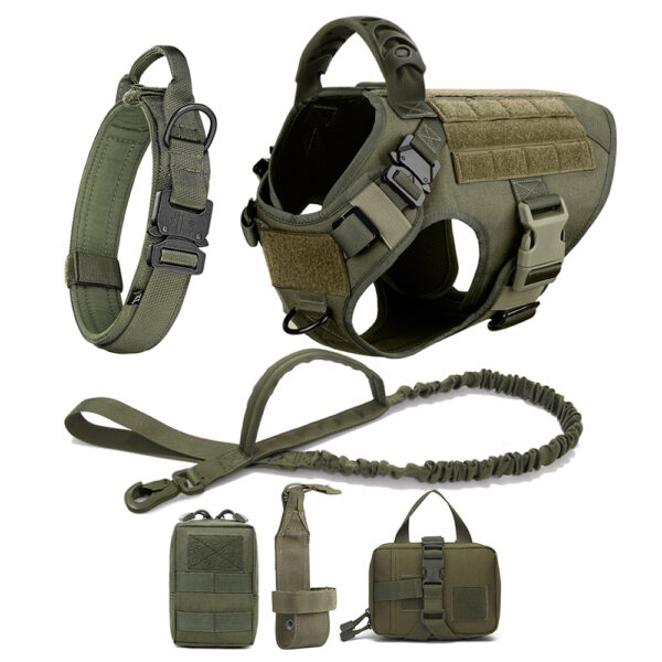 Large Dog Harness And Leash Set Pet German Shepherd Malinois Training Walking Vest Dog Harness And Collar For Medium Large Dogs - Image 22