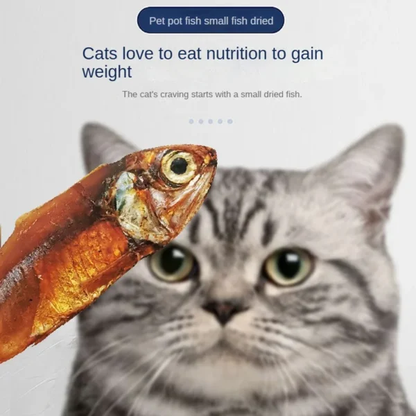 150g Freeze Dried Fish Dried Fish for Cats and Dogs Healthy Diet Chewable Snacks Dry Food Delicious and Nutritious Pet Food - Image 5