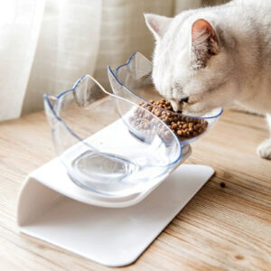 Non-Slip Double Cat Bowl Dog Bowl With Stand Pet Feeding Cat Water Bowl For Cats Food Pet Bowls For Dogs Feeder Product Supplies