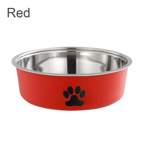 Dog Water Bowl with Non-Slip Rubber Base And Cats And Dogs Drinking Water Feeding Pet Bowl Stainless Steel Pet Feeders Pets Dogs - Image 12