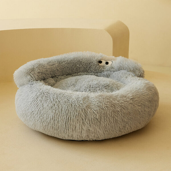 Super Cat Bed Warm Sleeping Cat Nest Soft Long Plush Best Pet Dog Bed for Dogs Basket Cushion Cat Bed Cat Mat Animals Sleeping - Image 13