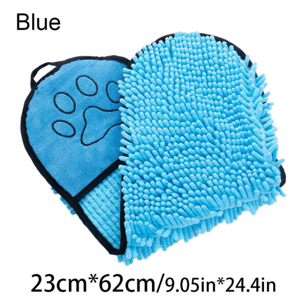 Soft Dog Bath Robe Towel Quick Super Absorbent Pet Bath Towel Cat Bath Towel Convenient Pet Cleaning Washcloth Dog Accessories - Image 7