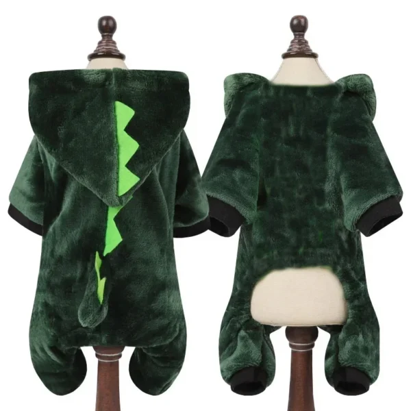 Thickened Warm Dog Clothes Pet Clothes for Small Medium Dogs Chihuahua Teddy Puppy Cat Dinosaur Outfit Pet Dog Hoodies - Image 10