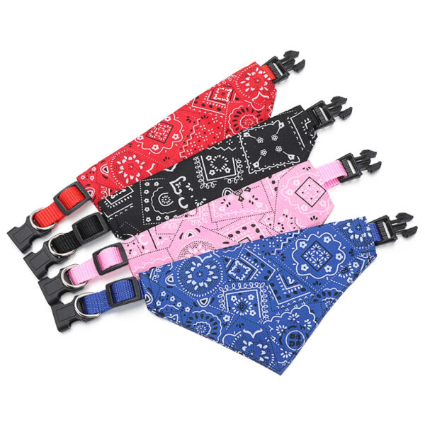 Adjustable Triangular Bandage For Pet Dog Cat Washable Scarf Bandana Collar Bibs Cat Neck Decor Birthday Party Dress Up2025new - Image 2