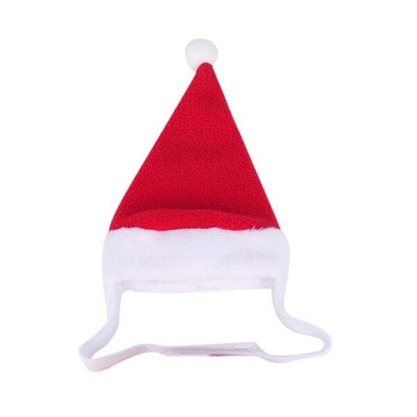 Christmas Cat Cloak Scarf Dog Pet Cosplay Costume Xmas Kitten Plush Santa Hat Funny Birthday Party Mantle Dress Up Apparel - Image 10