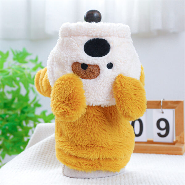 Super Soft Fleece Pet Clothing for Puppy Autumn Winter Plush Warm Dog Overalls Four Legged Dinosaur Unicorn Cosplay Cat Clothing - Image 17