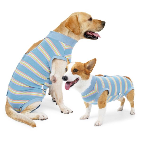 Breathable Dog Surgery Recovery Suit Soft Warm Comfortable Postoperative Clothes Thickened Neuter Anti-Lick Suit - Image 7