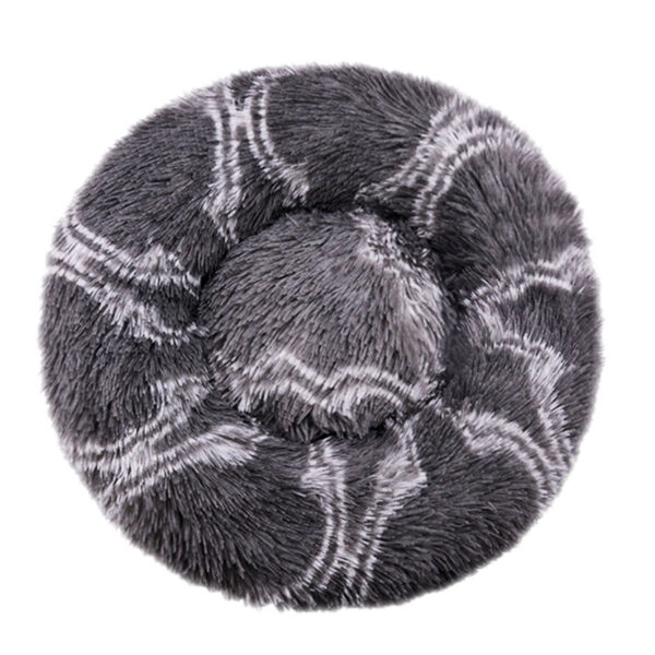 Round Dog Bed Winter Warm Cat Bed Plush Basket for Dog Washable Pet Bed for Small Medium Large Dog Sofa Cat - Image 14