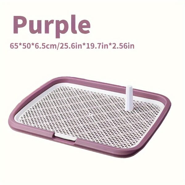 Dog Potty Training Toilet, Plastic Dog Pee Pad Holder With Removable Net, Reusable Dog Potty Trainer Dog Toilet Tray For Pets Up - Image 5