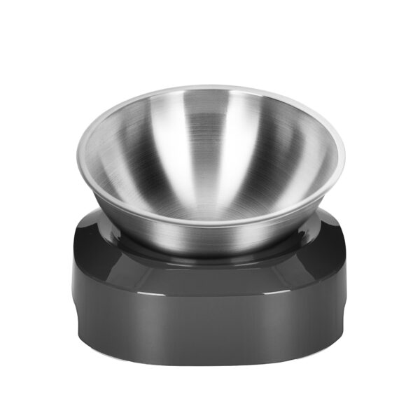 PETWAN Raised Cat Bowl Stainless Steel,Non-Slip Silicone Mat&Raised Cat Feeder with 15°&0°Tilting Neck Protective Bowl for Pets - Image 7