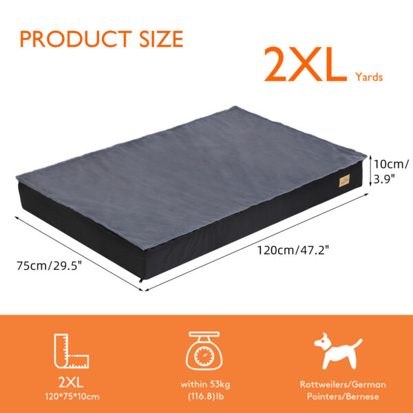 Washable Dog Beds for Large Dogs Comfortable Orthopedic Dog Bed Sponge Foam Pet Bedding Dog Crate Bed - Image 7