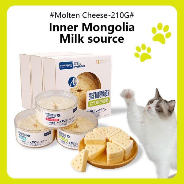 Pet Freeze-dried Food High Calcium Cheese Rich in Nutrients Cat Dog Snacks Aid Digestion Snacks Calcium Supplements Dairy tablet - Image 2