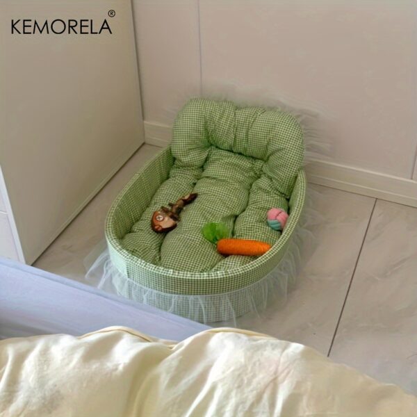 KEMORELA Gauze-edged Cat Princess Sofa Bed Washable and Removable - Universal Pet Mat for All Seasons Suitable for Cats and Dogs - Image 3