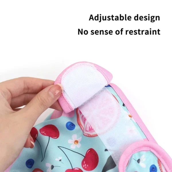 Washable Dog Diapers Physiological Pants Cute Cartoon Print Female Dog Diaper Underwear Dog Sanitary Panties pañales para perros - Image 4