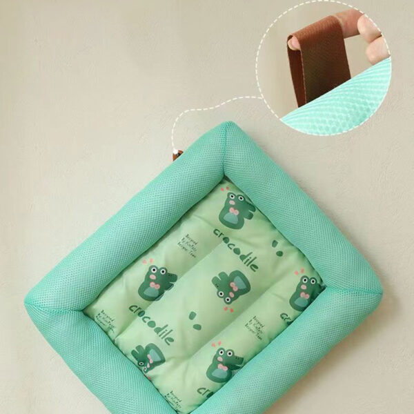 MADDEN  Summer Cooling Pet Cat Bed Cushion Ice Pad Dog Sleeping Square Mat for Puppy Dogs Cats Pet Kennel Top Quality Cool Cold - Image 6