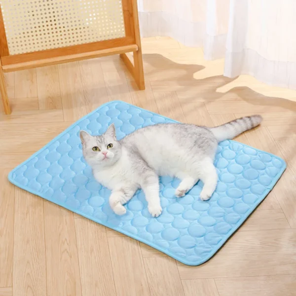 Pet Dog Cooling Bed Mat Iced Rug Summer Extra Large Durable Pad for Small Big Dogs and Cats Puppy Blanket Washable Accessories - Image 4