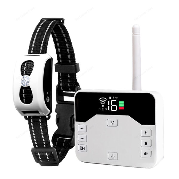 2 In 1 Electric Pet Wireless Fence Dog Training Collar Anti Runaway Up to 3 Dogs Outdoor Pet Containment Rechargeable System - Image 11