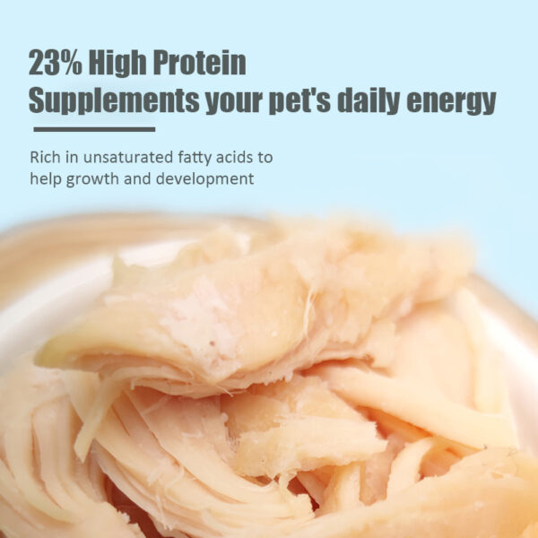 New Cat Snacks Pet Boiled Chicken Breast 40g Natural Fresh Nutritious High Protein Whole Piece Chicken Dog Snacks Pet Food - Image 4