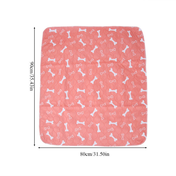 Pet Pee Pad 3 Layers Waterproof Puppy Dog Cat Pee Bed Washable Reusable Urine Mat Pet Trainging Mat - Image 9