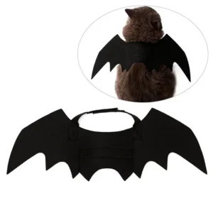 Creative Cute Pet Clothes Black Bat Wings Carrier Costume Cosplay Cat and Dog Party Pet Supplies Cosplay