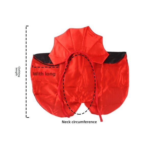 Halloween Pet Cape Cat Cape Pet Funny Cape Holiday Dress Up Transformation Dress Up - Image 4