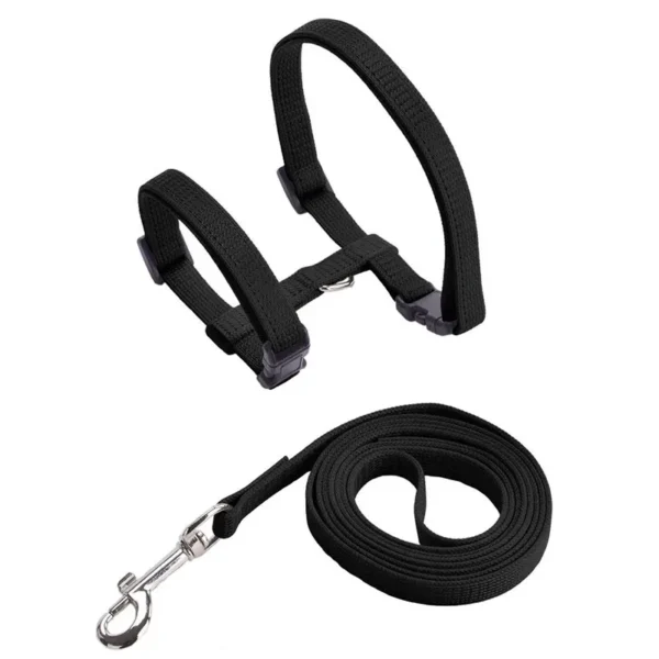 New Cat Collar Harness Leash Adjustable Nylon Pet Traction Cat Kitten Halter Collar Puppy Dog Cat Product Small Pet Harness Belt - Image 7