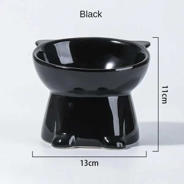 Black  Cat Bowl Pet Bowl Pet Supplies Dog  Macaron Color New Cat and Dog Universal Pet Bowl - Image 8