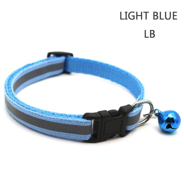 Safety Heart Bell Cat Collar Elastic Adjustable Adjustable Colored Diamonds Cat Collar With Bell Soft Dog Necklace Photo Props - Image 19