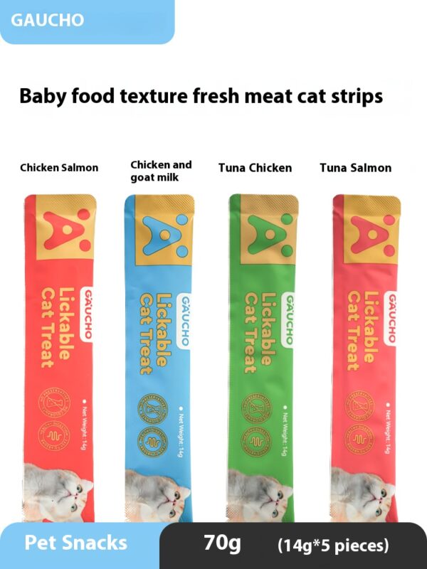 OEM factory direct sales high quality cat food wholesale bulk cat wet food cat treats snack - Image 2