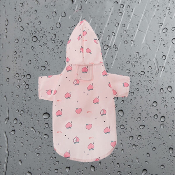 Cartoon Printed Dog Raincoat for Small Dogs Waterproof Pet Clothes Poodle Puppy Pomeranian Raincoats chubasquero para perros - Image 3