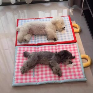 Upgraded 2025 Dog & Cat  Pet Sleep Pad bed - Waterproof Anti-Slip Foldable  Multi-Function Outdoor/Indoor