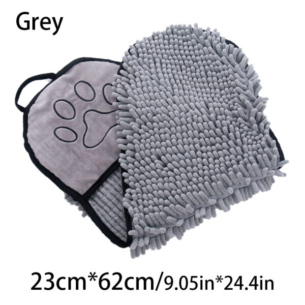 Soft Dog Bath Robe Towel Quick Super Absorbent Pet Bath Towel Cat Bath Towel Convenient Pet Cleaning Washcloth Dog Accessories - Image 9