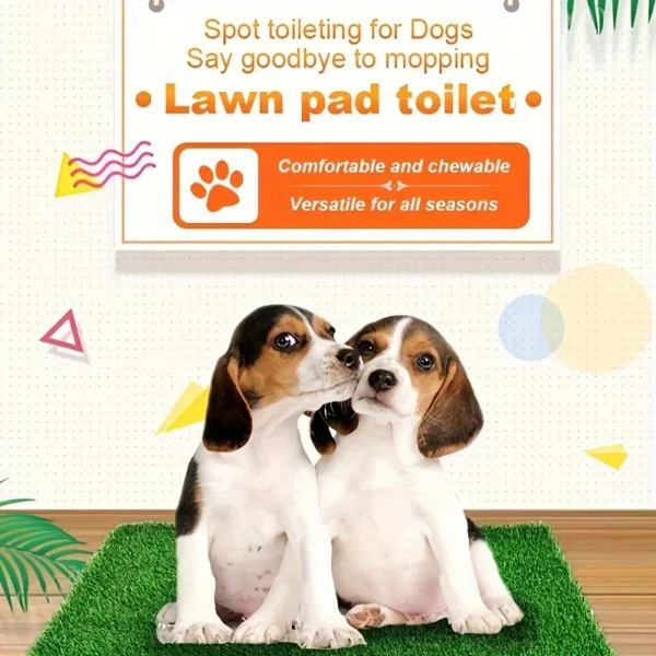 Reusable Pet Training Lawn, Deodorizing Artificial Lawn Mat, Washable Dog Bedpan Training Mat, Dog Urine Grass Mat - Image 4