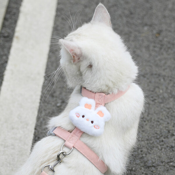 Cat Harness and Leash Sets Adjustable Dog Harness for Small Dog Leash Breashable Pet Harness Out Walking Dog Strap Cat Accessory - Image 10
