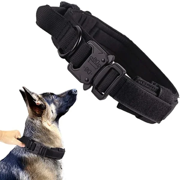 Durable Tactical Dog Collar Leash Set Adjustable Military Pet Collar Leash Medium Large Dog German Shepherd Training Accessories - Image 19
