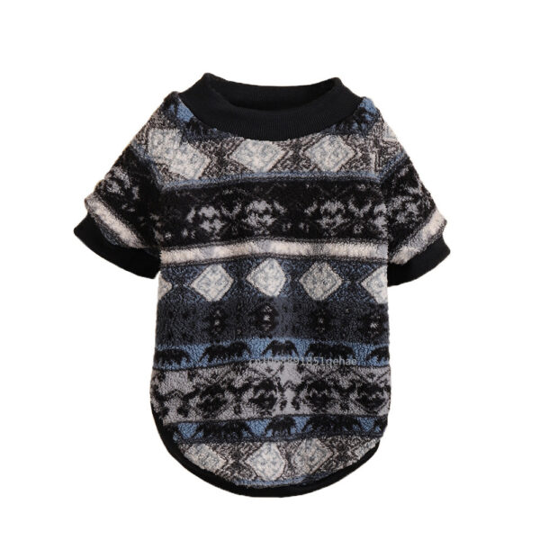 Plush Cat Dog Hoodies Thicken Pet Sweaters Autumn Winter Cat Puppy Clothes for Small Dogs Cats Kitten Pullovers Sphynx Clothing - Image 9