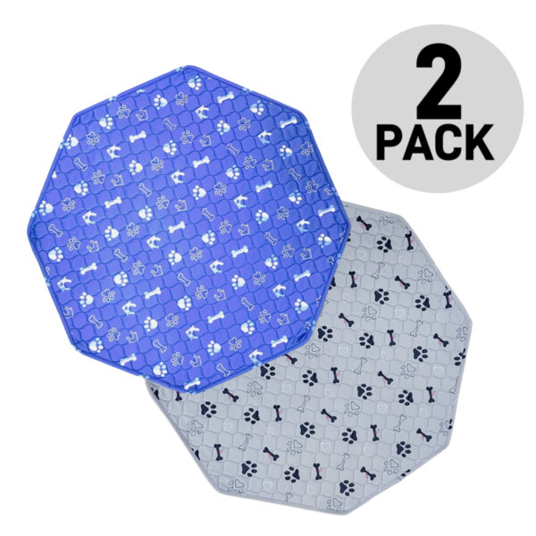 2PCS Washable Dog Pee Pad Blanket Reusable Pet Cat Dog Sleep Play Bed Mat Large Size Anti Slip Training Pads Octagonal Cage Mats - Image 10